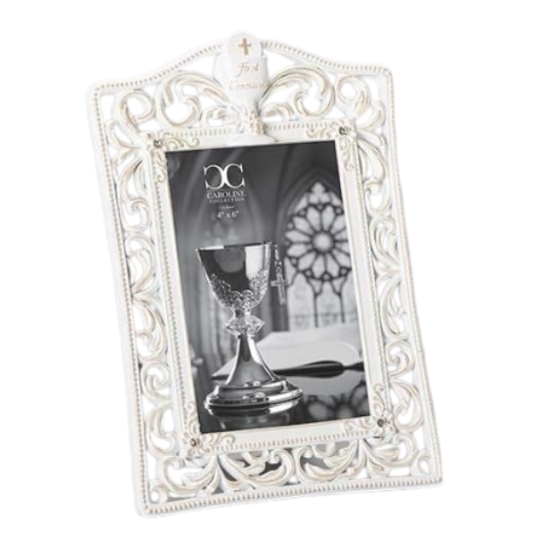 First Communion 4x6 Resin/Stone Frame