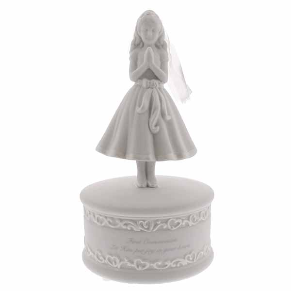 First Communion Girl Musical, 7.5"