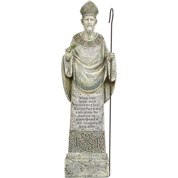 Joseph's Studio 26.5" St. Patrick Outdoor Statue 65984