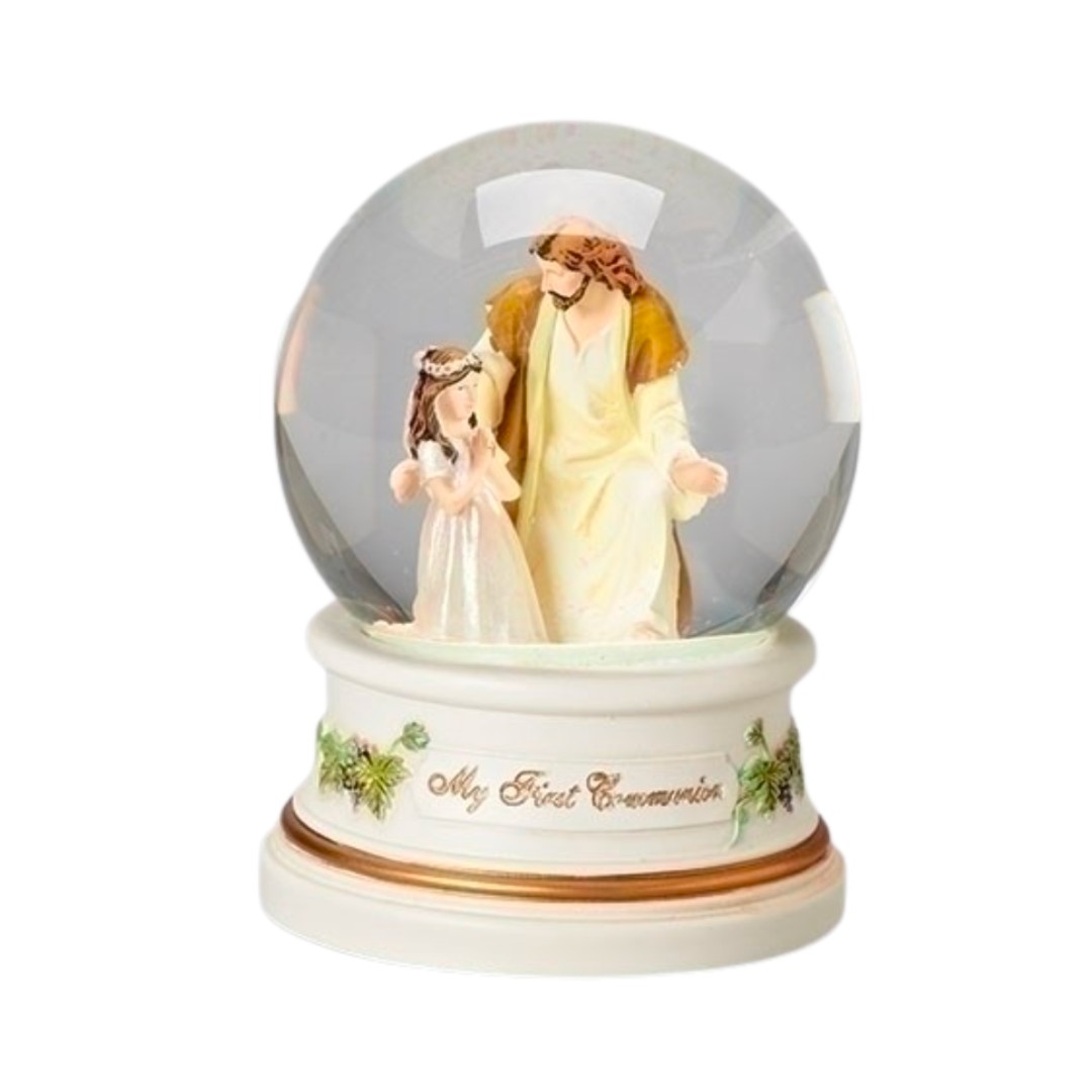 Joseph's Studio "My First Communion" Glitterdome (Girl)