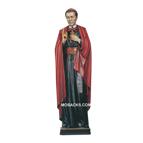 St. John Neumann Hand Carved Linden Wood Statue-600-19