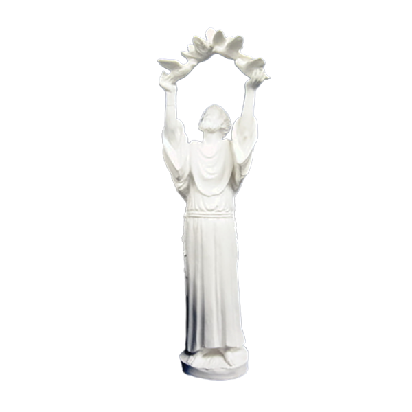 St. Francis with Arch of Birds Statue #LA622